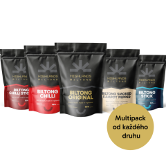 Biltong - 5 ks multipack - degustační set