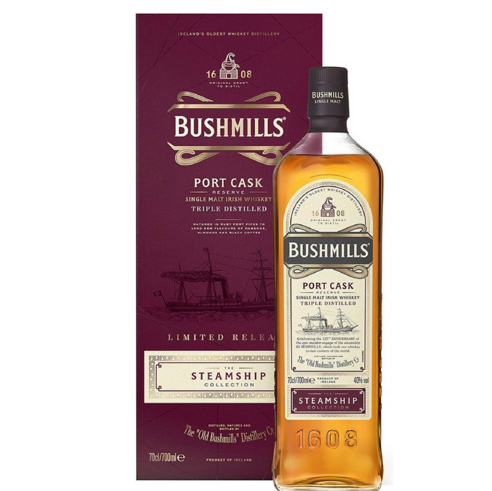 Bushmills PORT CASK Reserve The Steamship Collection 40% 0,7l v dárkové krabičce