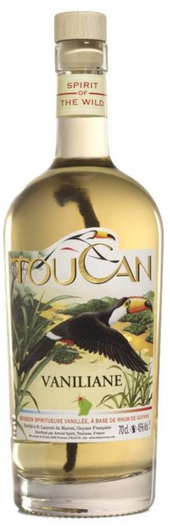 Rum Toucan Vaniliane 45% 0,7l (tuba)