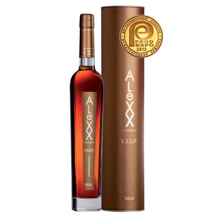 AleXX brandy Gold VSOP 40% 0,5 l (tuba)