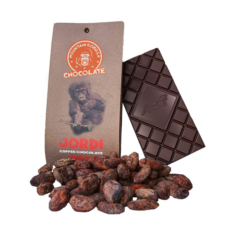 Čokoláda Jordi coffee chocolate 66%, 50g
