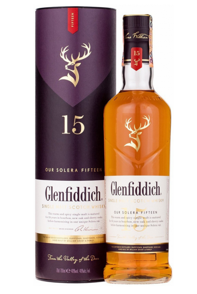 Glenfiddich Whisky 15y 40% 0,7 l (tuba)