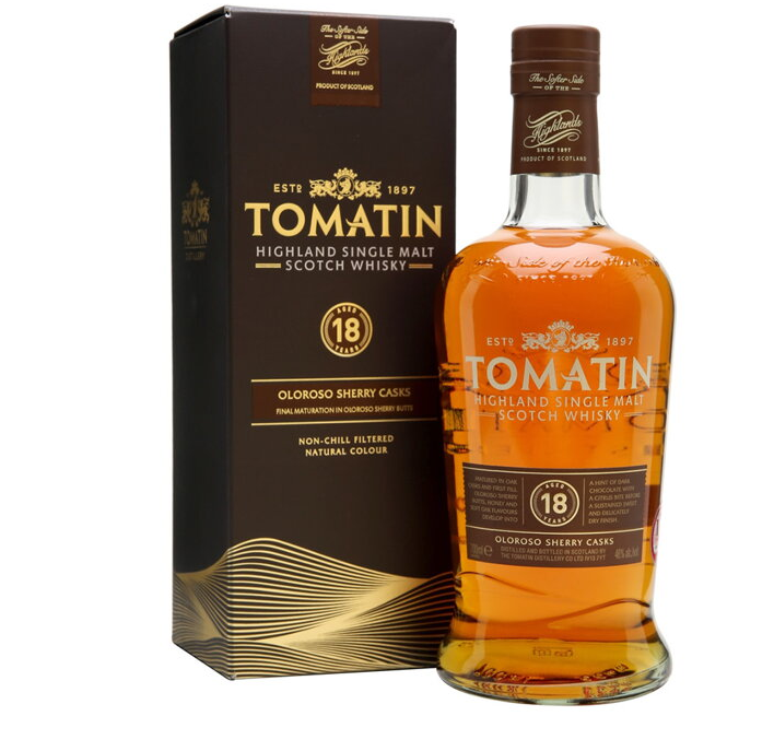 Tomatin 18 YO Oloroso Sherry Casks 46% 0,7l GB