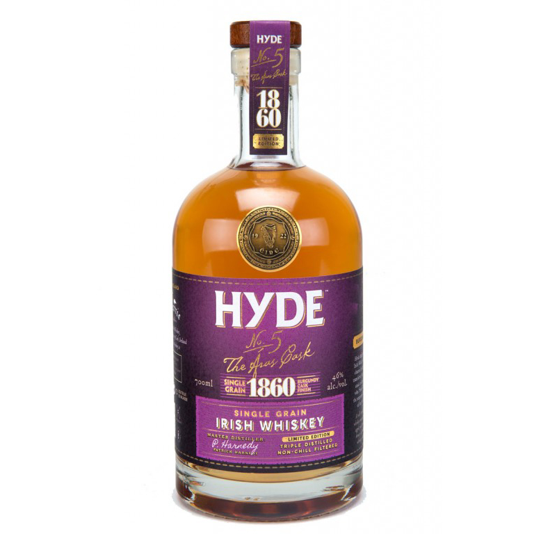Hyde whisky Burgundy NO.5 6y 46% 0,7 l (holá láhev) 6 ks (karton)