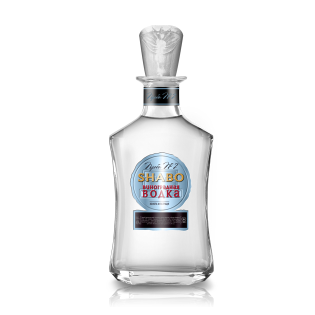 SHABO Grape Vodka Proba 2 40% 0,5 l (holá láhev)