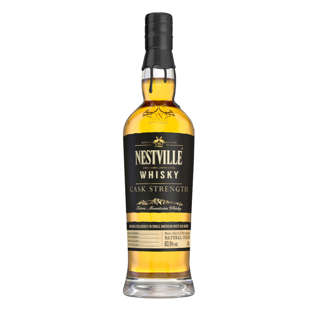 Nestville Whisky Cask Strength 63,9% 0,7 l (holá láhev)