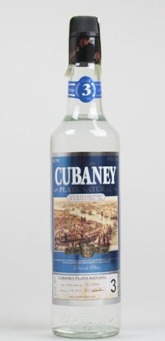 Cubaney Plata Natural 38% 0,7 l (holá láhev)