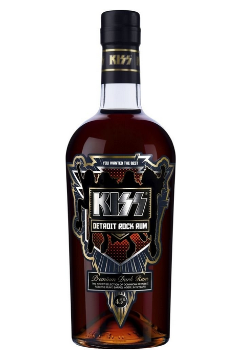Kiss Detroit Rock Premium Dark Rum 45% 0,7l