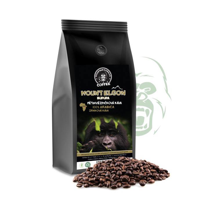 Zrnková káva 100% arabica Mount Elgon - Bududa 1kg