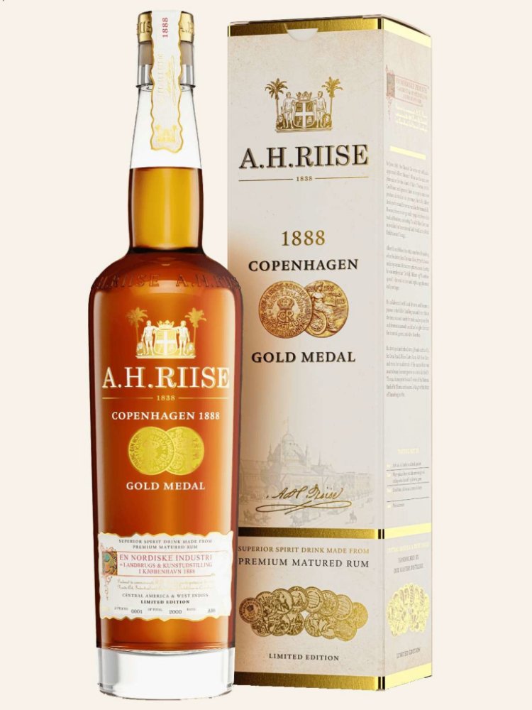 A.H. Riise 1888 Copenhagen Gold Medal 40% 0,7 l (karton)0,7 l (karton)